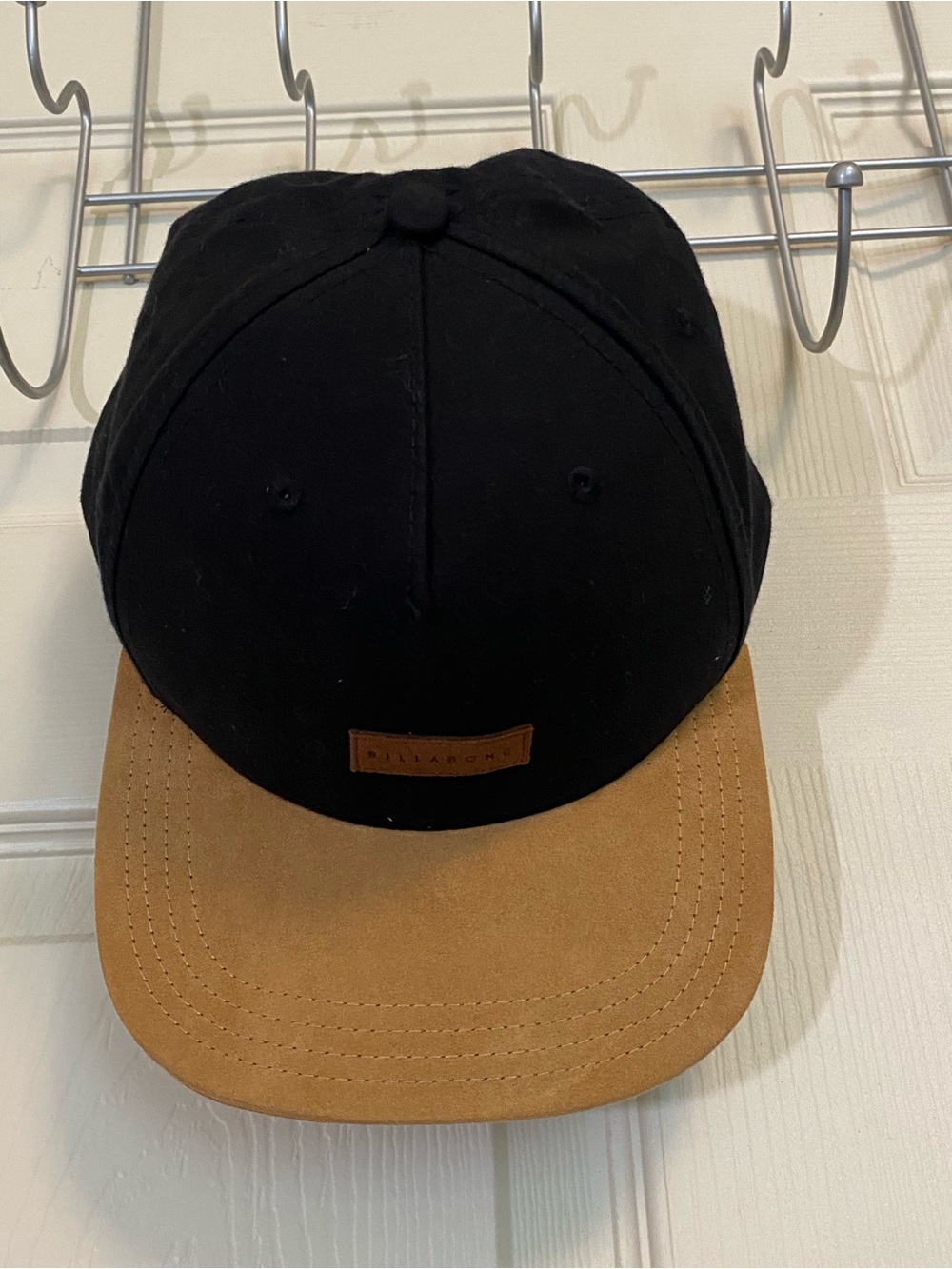 Billabong Black Crown with Tan Brim Men's Cap